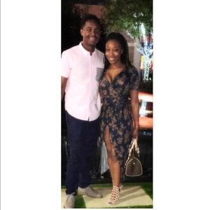 F21 Floral Wrap Dress